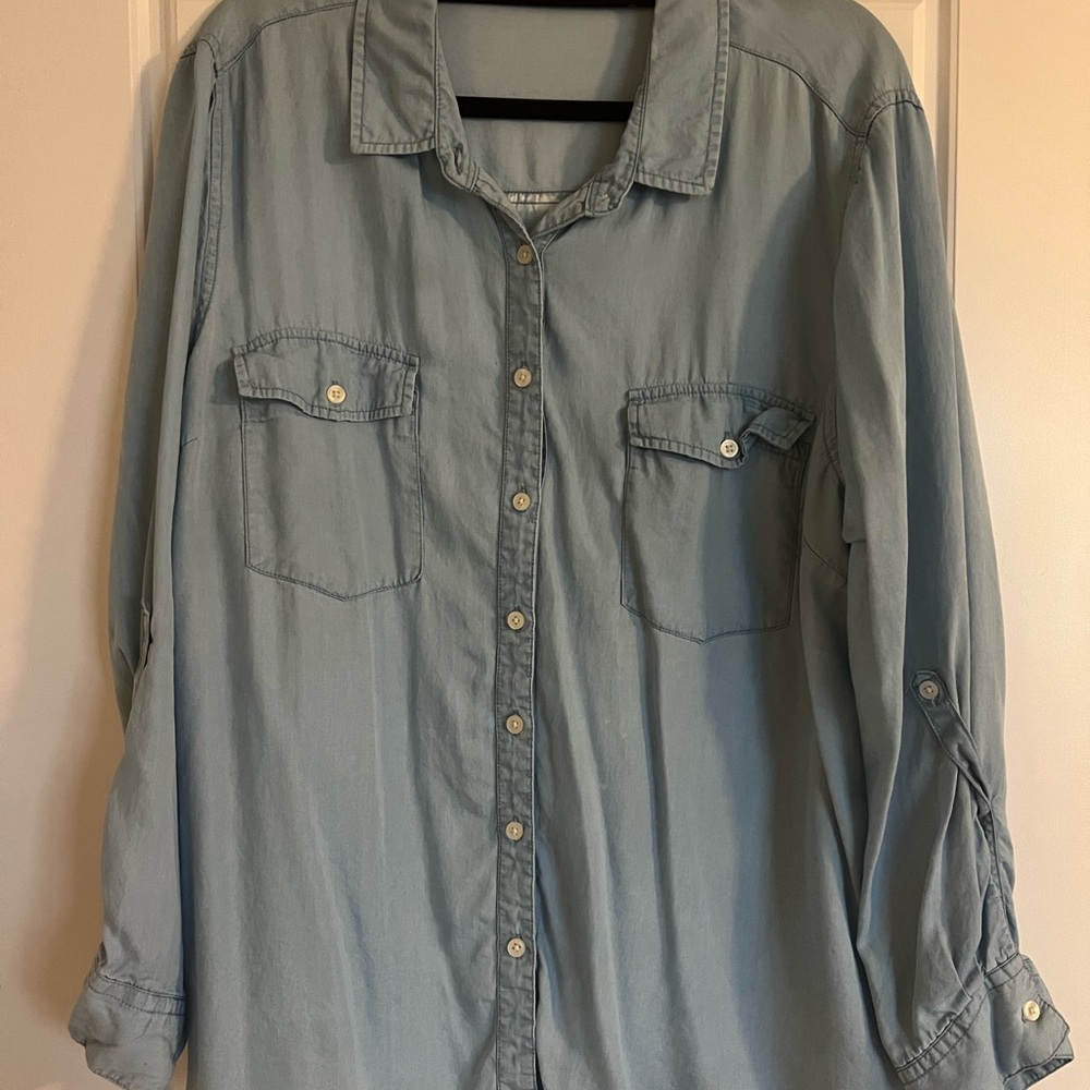 Per Se Sky Blue Shirt